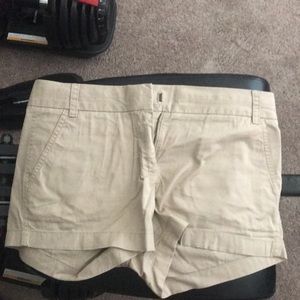 J Crew chino shorts. Khaki size 4